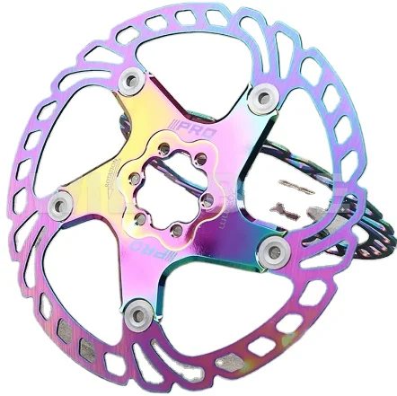 IIIPRO Mountain Bikes Rainbow Brake Rotor MTB Disc Brake Rotors 140mm 160mm 180mm 203mm 6 Bolt Brake Disc Bikes Float Rotor Part