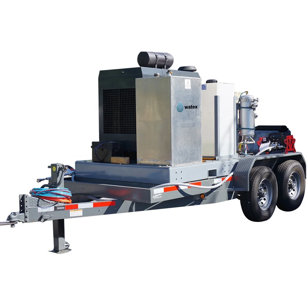 Hydro jetter water blasting machine hydro jetting equipment ultra high pressure water cleaning for heat exchanger oil and gas