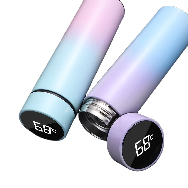 OUDON Reminding Smart Temperature Stainless Steel Sublimation Water Bottle Thermos Smart Water Bottle