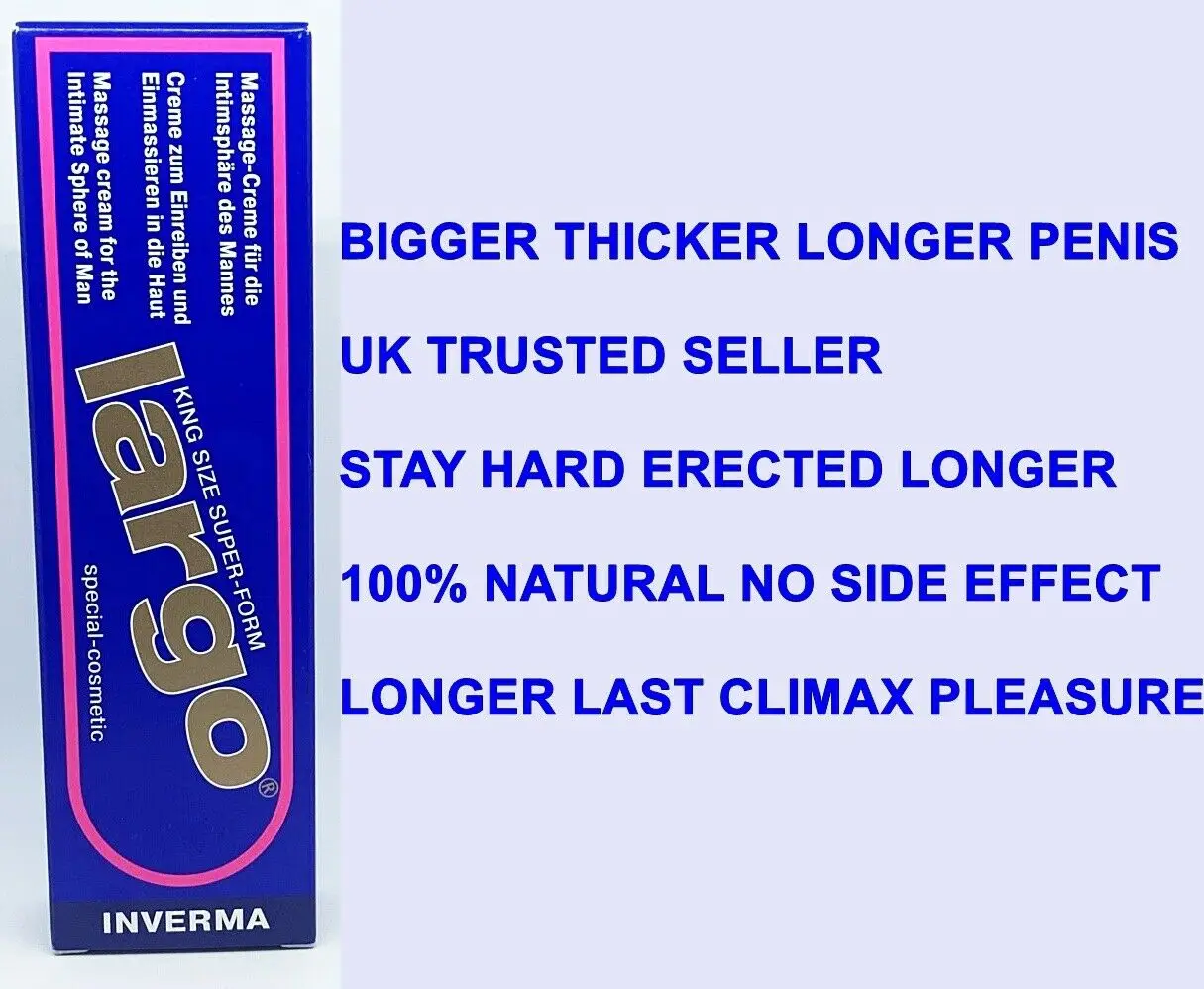 Largo Cream 40ml enlarge your penis Big Dick Penis Enlargement Extention Pump Herbal Cream