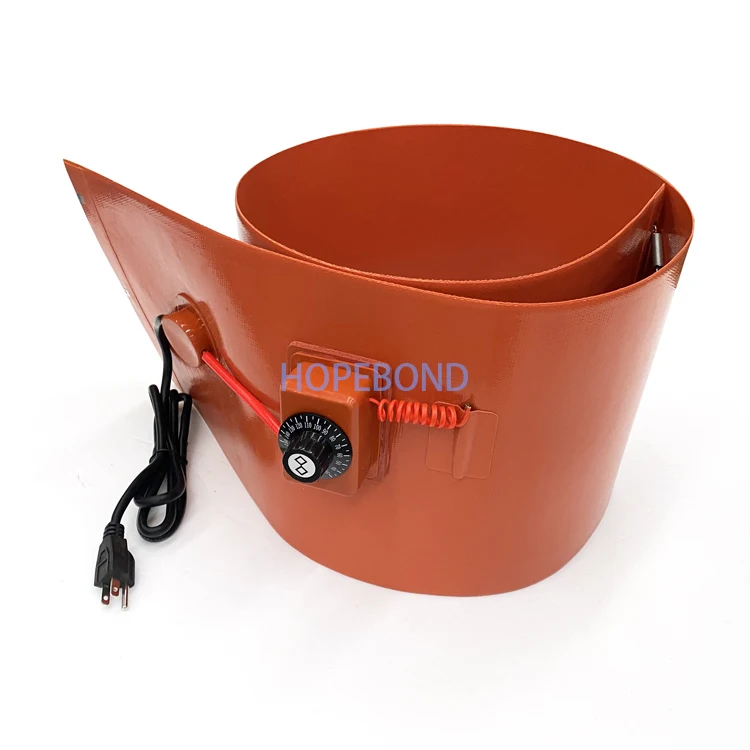 Industrial oil pan heater silicone rubber heater