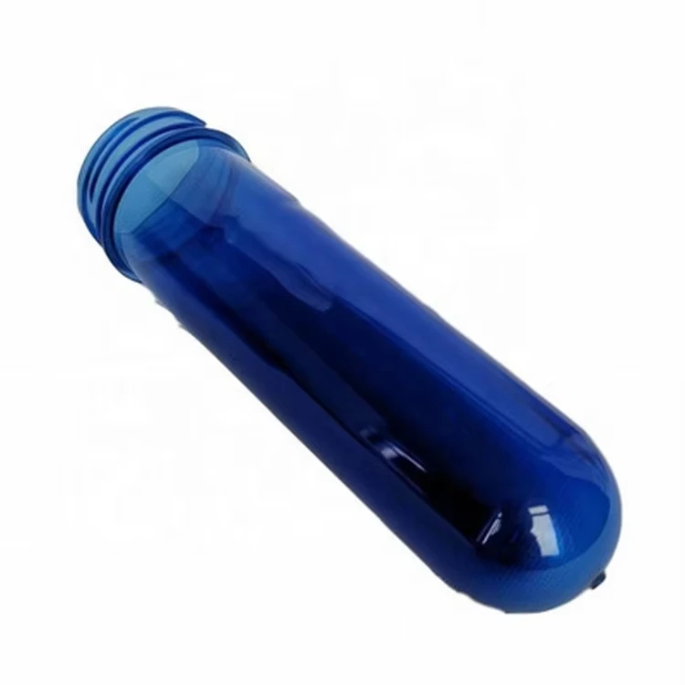 KAIXIN Dark Blue 45mm Neck Pet Preform Raw Material Plastic Water Bottle Preforms for Soft Drink Bottles