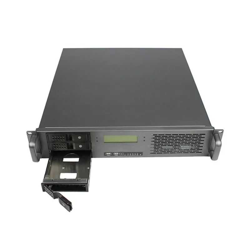 Custom Black 2U Rackmount Server Chassis Low 9.6 9.6 *MOQ Temperature Shield Board