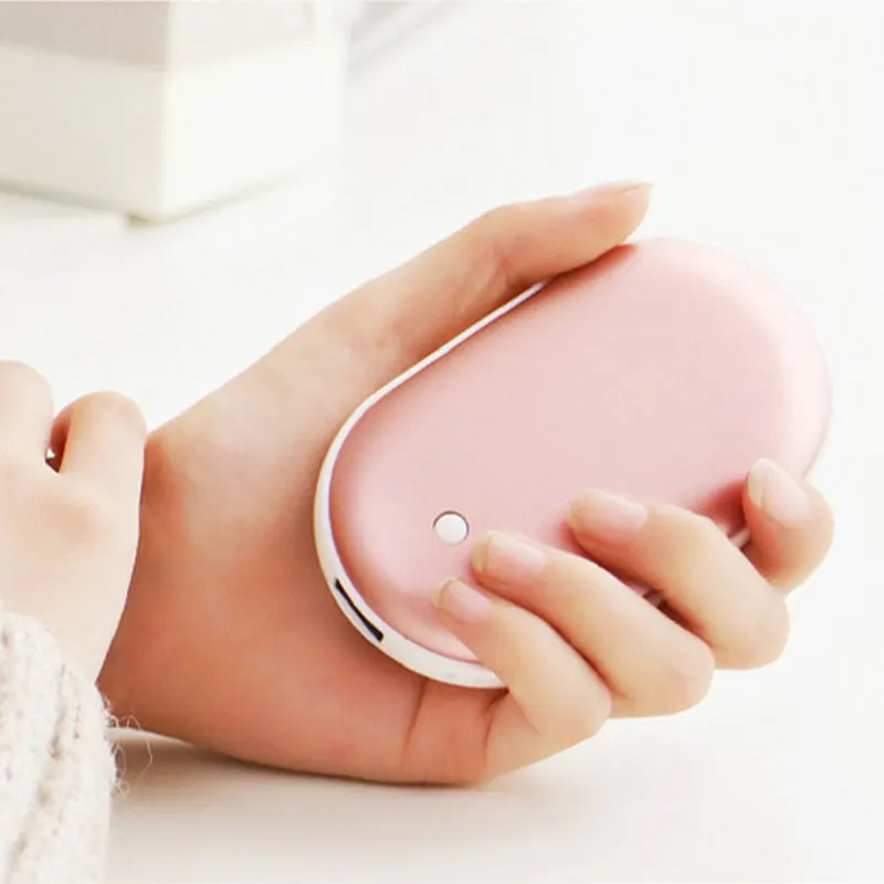 Winter Pocket Metal Warm Hands Treasure Mobile Charger Power Supply Battery Power Bank Pokemon Hand Warmer