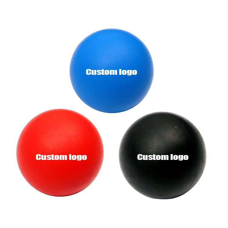 Wholesale High Quality Custom Logo Print Fitness Durable Therapy Soft Lacrosse Yoga Massage Ball