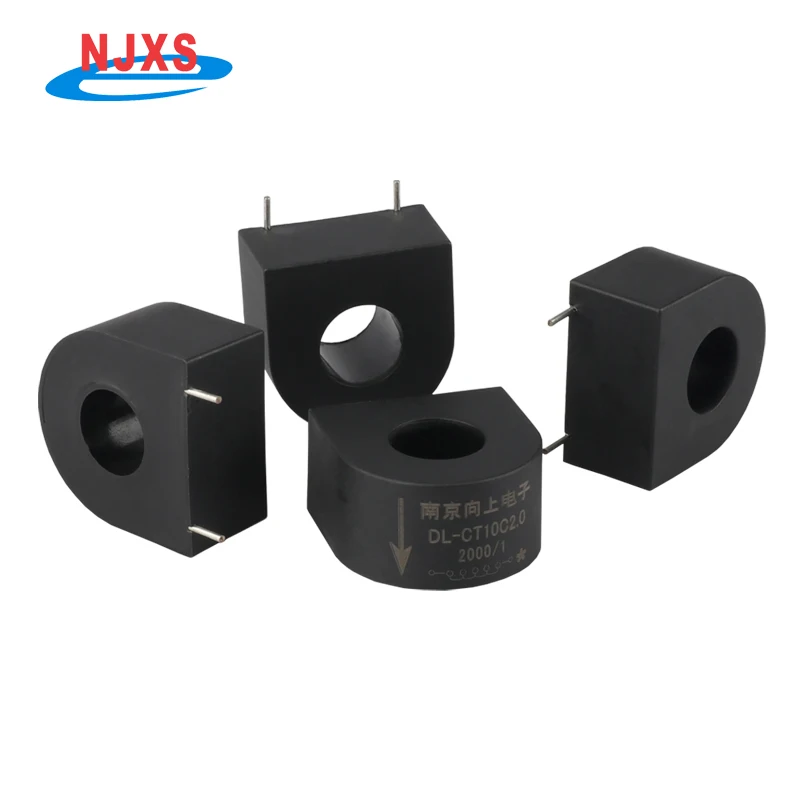 PCB Pin микро трансформатор переменного тока DL-CT10C 1000/1 2000/1 2500/1 3000/1 4000/1 5000/1 Диапазон измерения: 0 ~ 125A размер отверстия 12,5 мм