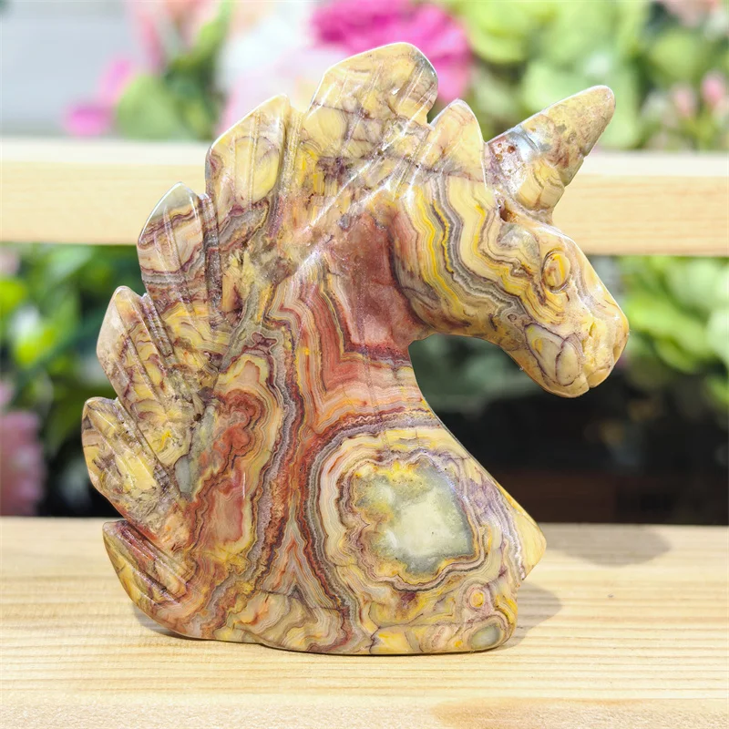 Wholesale Crystal Carving Healing Stone Natural Rose Quartz Amethyst Unicorn for Meditation