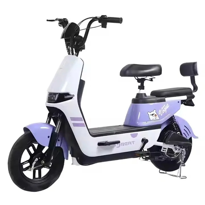 Lightweight Design Electric City Bike 48v 350w Motor Sportbikes Electric Cycle 14inch Smart Electric Fat Tire Bike