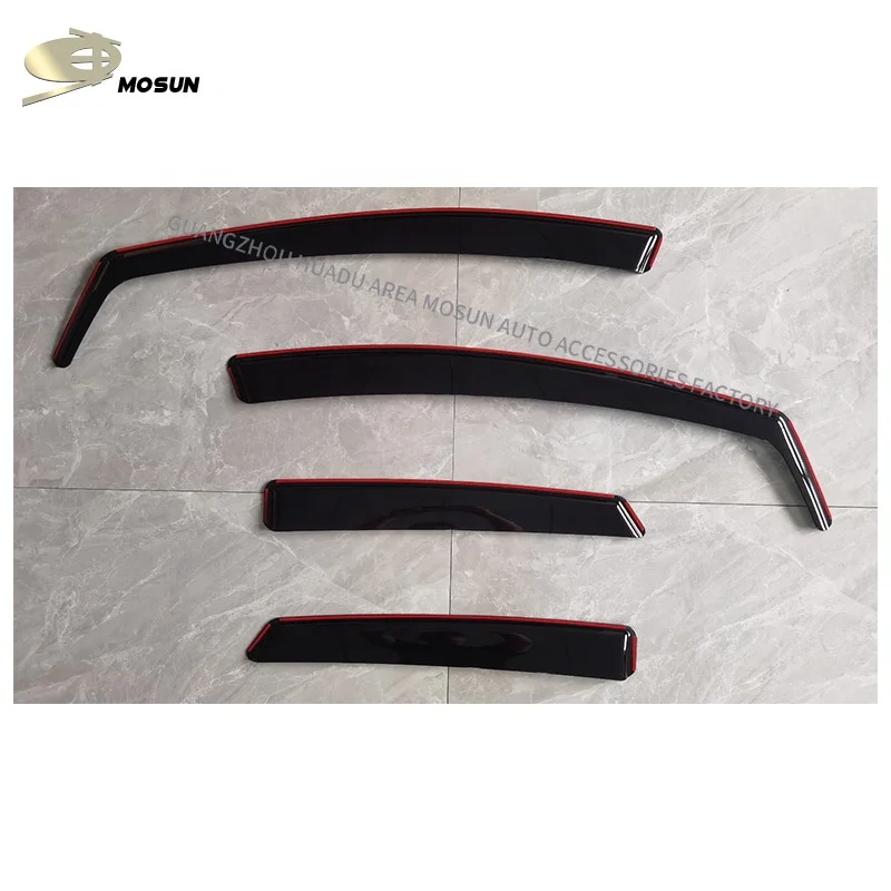 Injection In-channel Window Visor For FORD FOCUS MK3 2010-2018 Vent Visor weather shield Deflector wind breaker Rain Guard