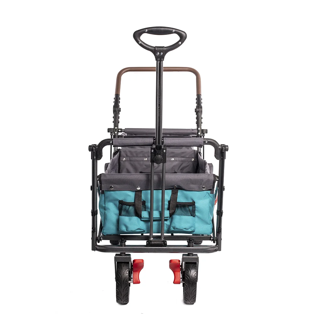 Accept Customized Logo Beach Wagon Folding Hand Beach Trolley Beach Folding Wagon