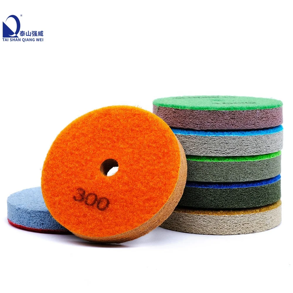 3inch 4inch sponge polishing pads flexible polisher buffing pads dry sanding pads