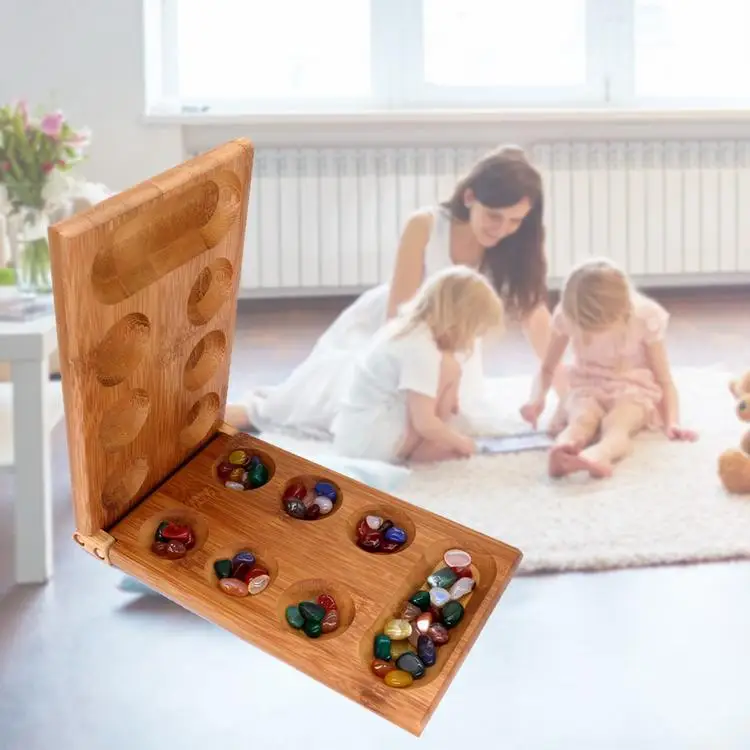 
Board Game Portable Folding Table Chess Gameplay Set for Kids 