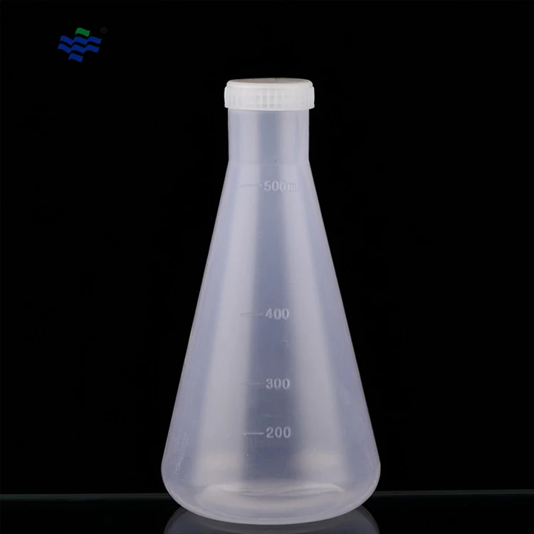 Laboratory 125ml Erlenmeyer Flasks Plastic for General Laboratory Mixing, Preparation and Storage