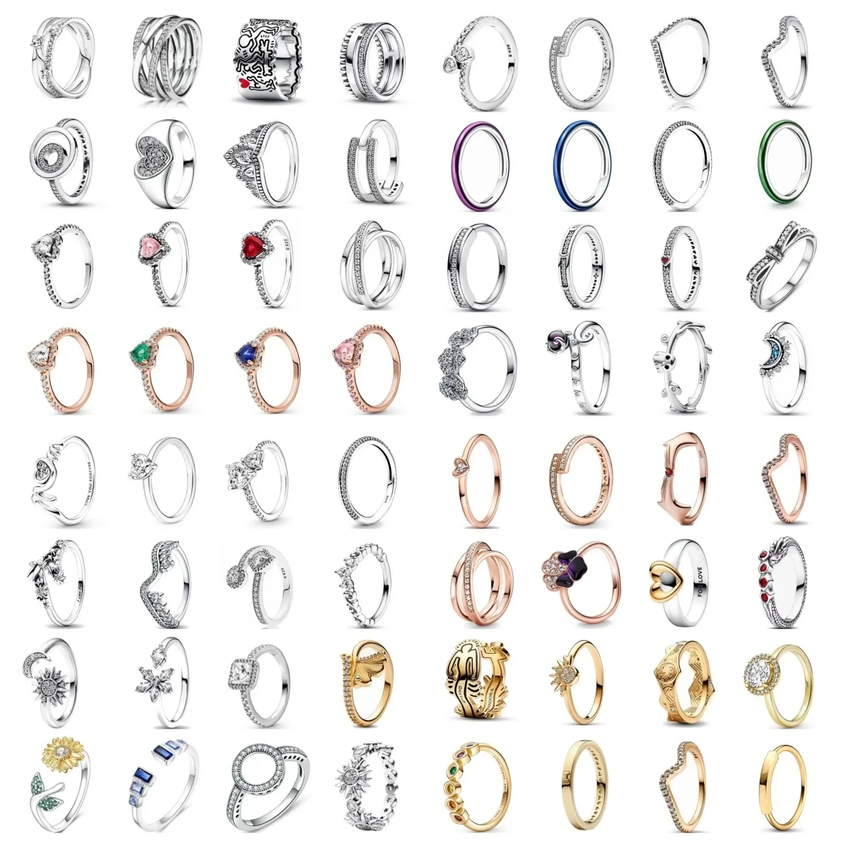 Оригинальное 925 кольцо в форме сердца из стерлингового серебра подходит для женщин обручальное кольцо подходит для любителей Pandora кольцо прекрасные украшения