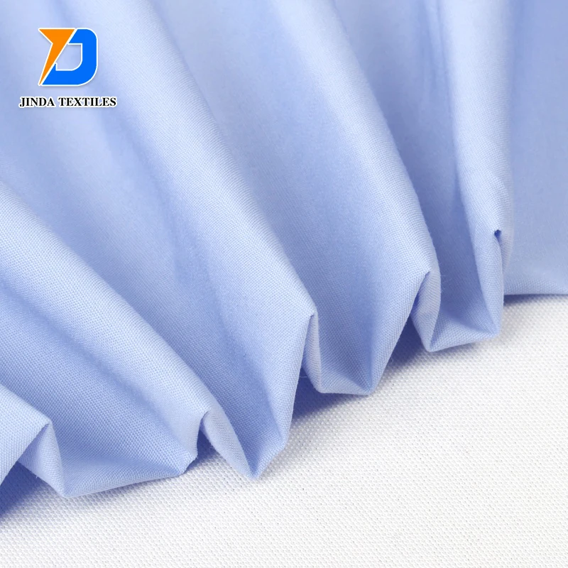 Polyester and Cotton PC 90/10 carded poplin brushed white and dyed color fabrics for pocket fabric with 100GSM