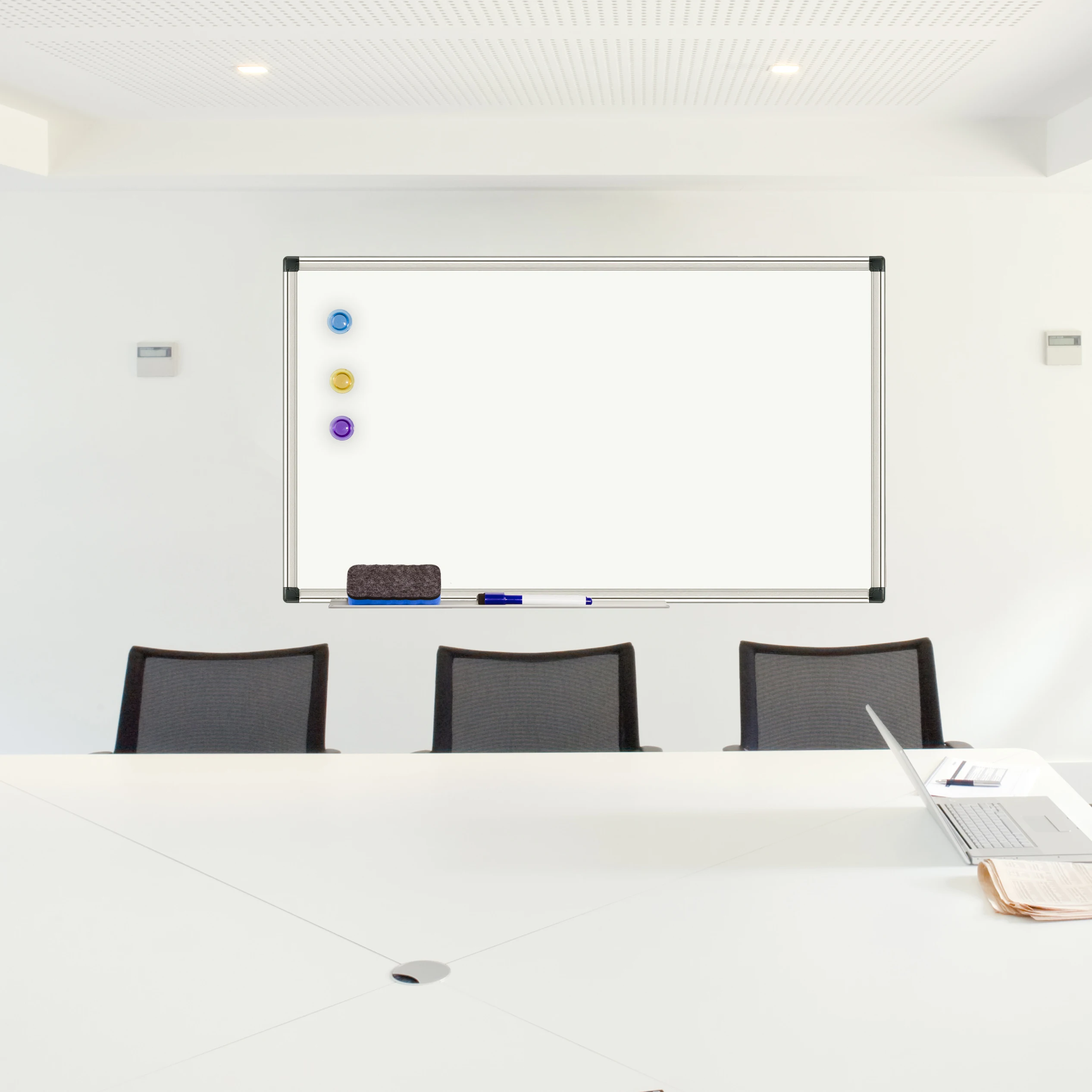 Madic Office Wholesale Dry Erase Board Magnetic Whiteboard with Aluminum Frame Galvanized Steel Marker Board for School