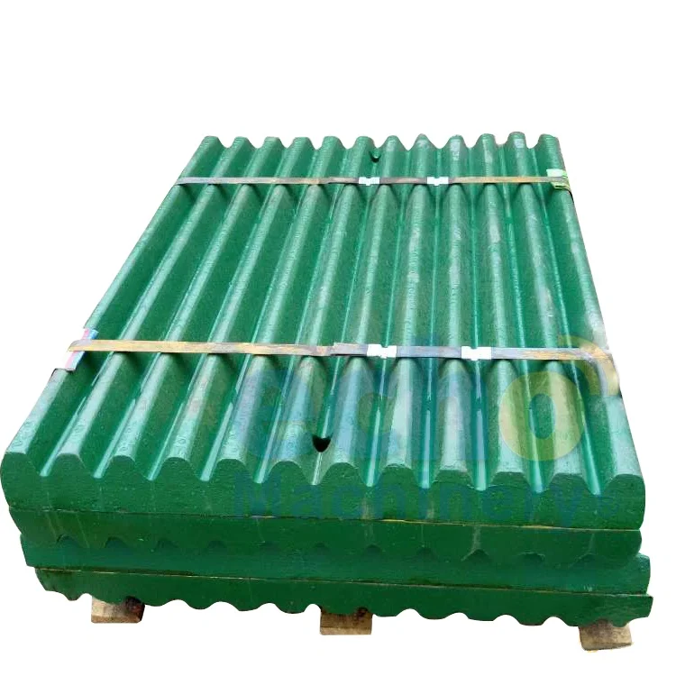 Ore mining machinery parts casting fixed crusher high manganese 3042 jaw plate