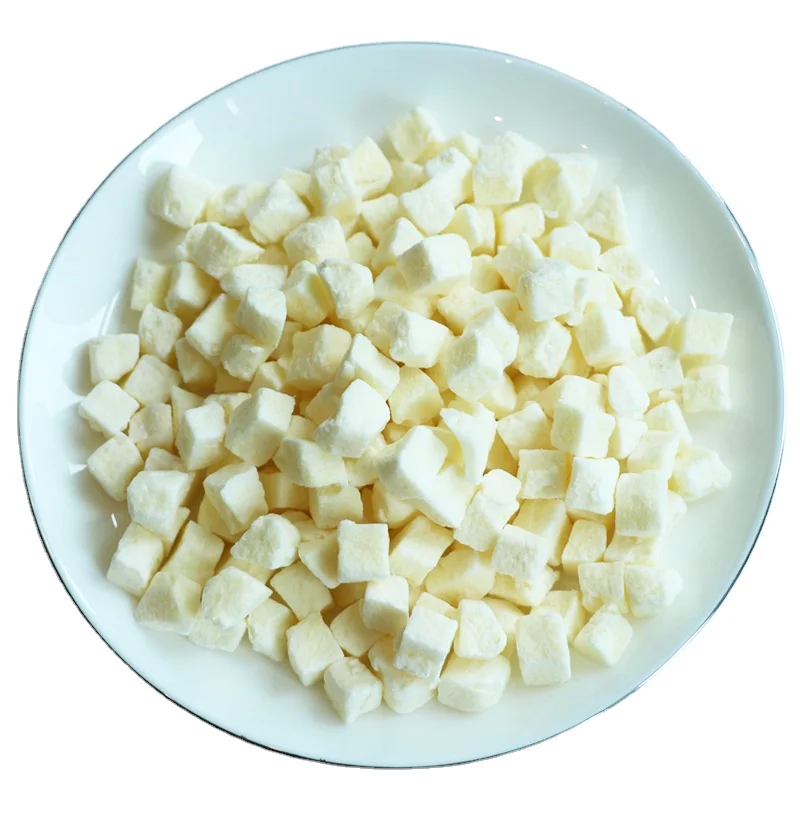 Экспорт замороженных сушеных овощей Органическая сушеная сублимационная яблоко Fd Apple block