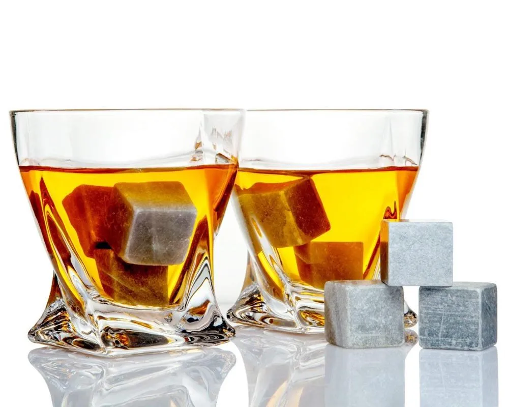 Cheap Granite Whiskey stones bullet shaped whiskey black dice ice cube