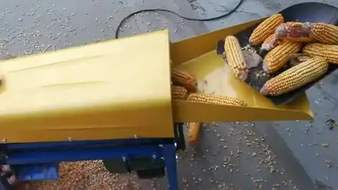 New corn threshing machine