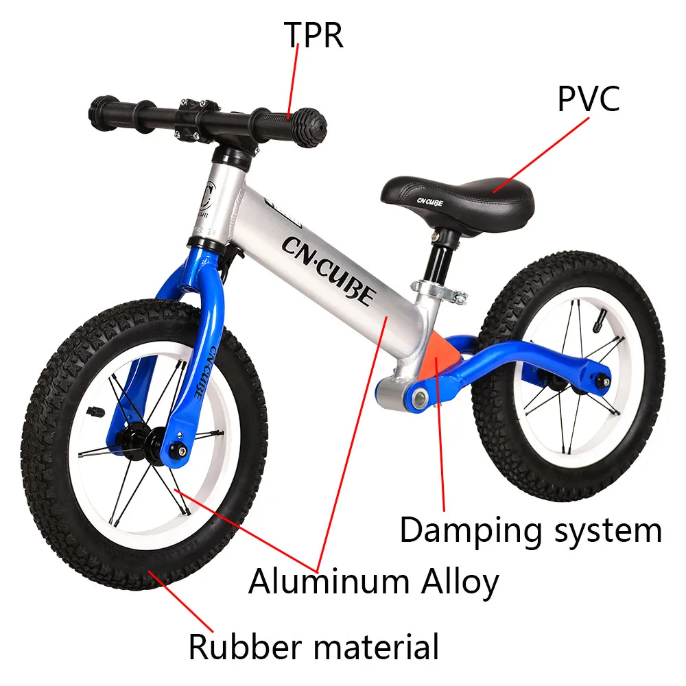 Автомобильный Dandy Paard Trike Bicicleta Iniciante Panda Cool Kids Balance Bikes