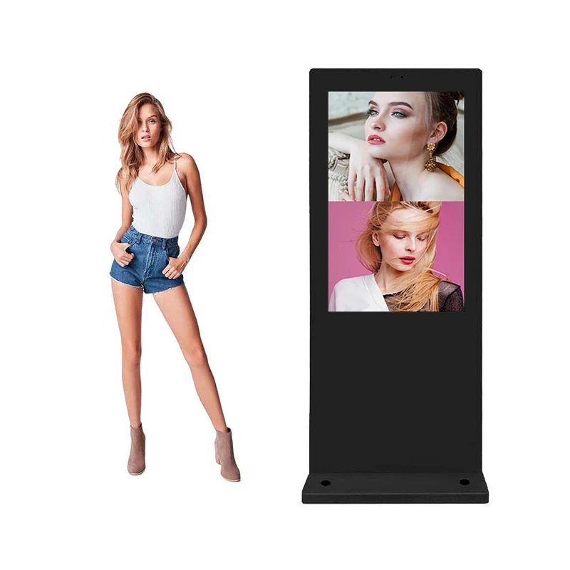 43 Inch Outdoor Advertising Screen Player Floor Stand Digital Signage Kiosk Android Advertising Machine