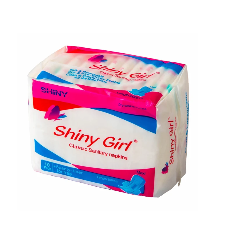 Brand Naval girl Lady Sanitary Pads Thick Pads for Women Blue Chip Sanitary Pads Supplier