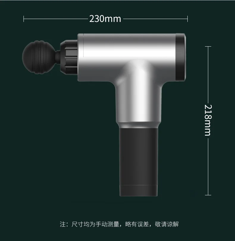 Manufacture Fascia Gun Portable Deep Tissue Massage Gun Wireless Muscle Massage Gun China Body Customized OEM ABS Plastic