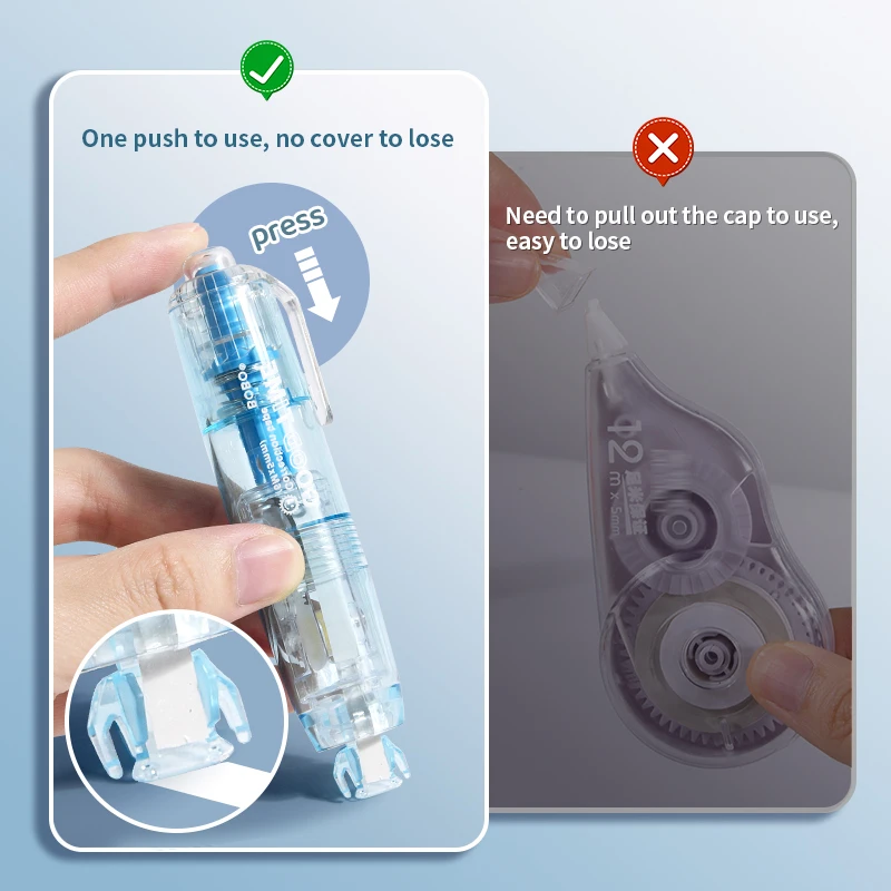 Student Cute Korean Stationery Corrector Tape Erase Duct Tapes Writing Pens Correction Tape