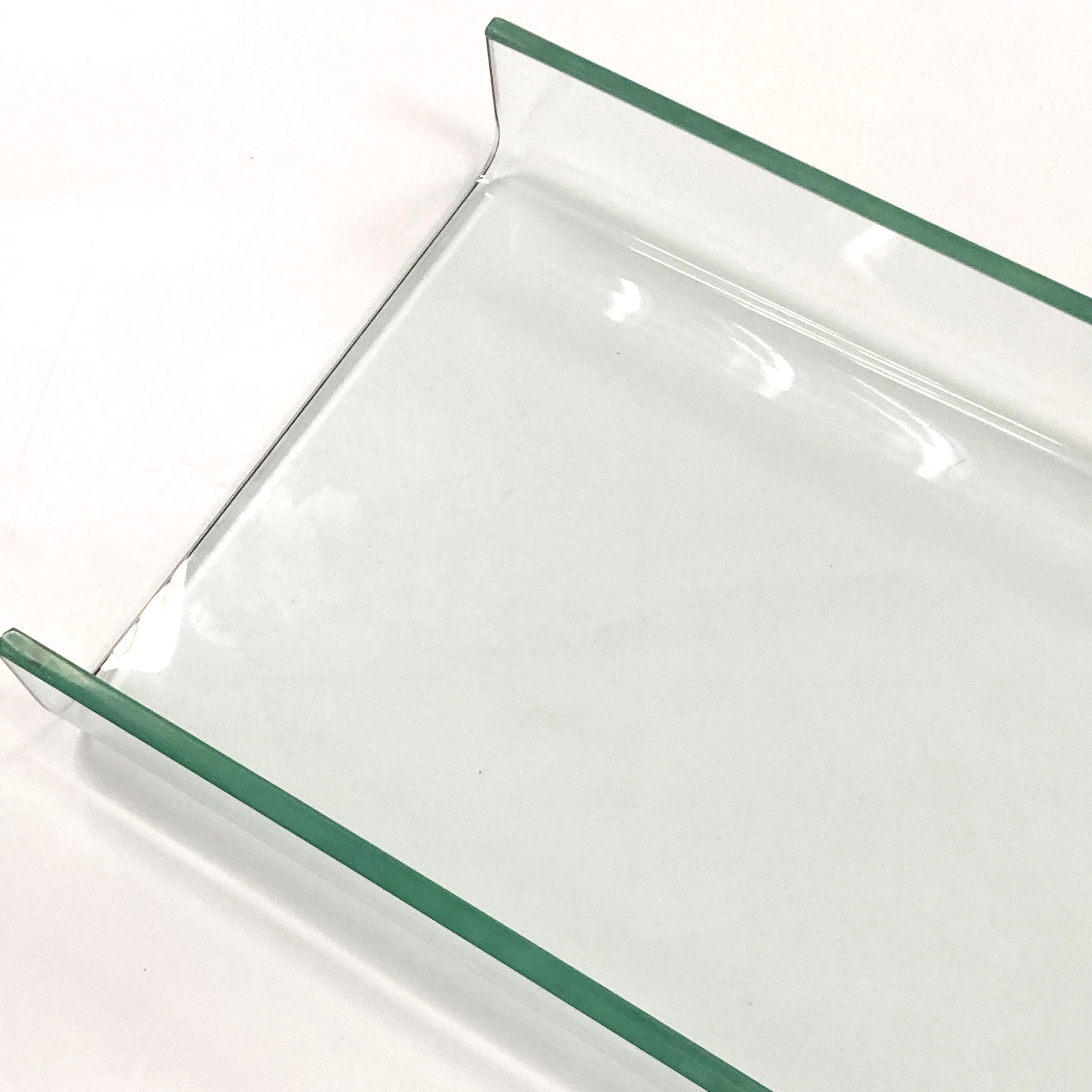 Customized Hot Bending Glass Curved Toughened Glass 10mm 12mm 14mm  For Pot Covers