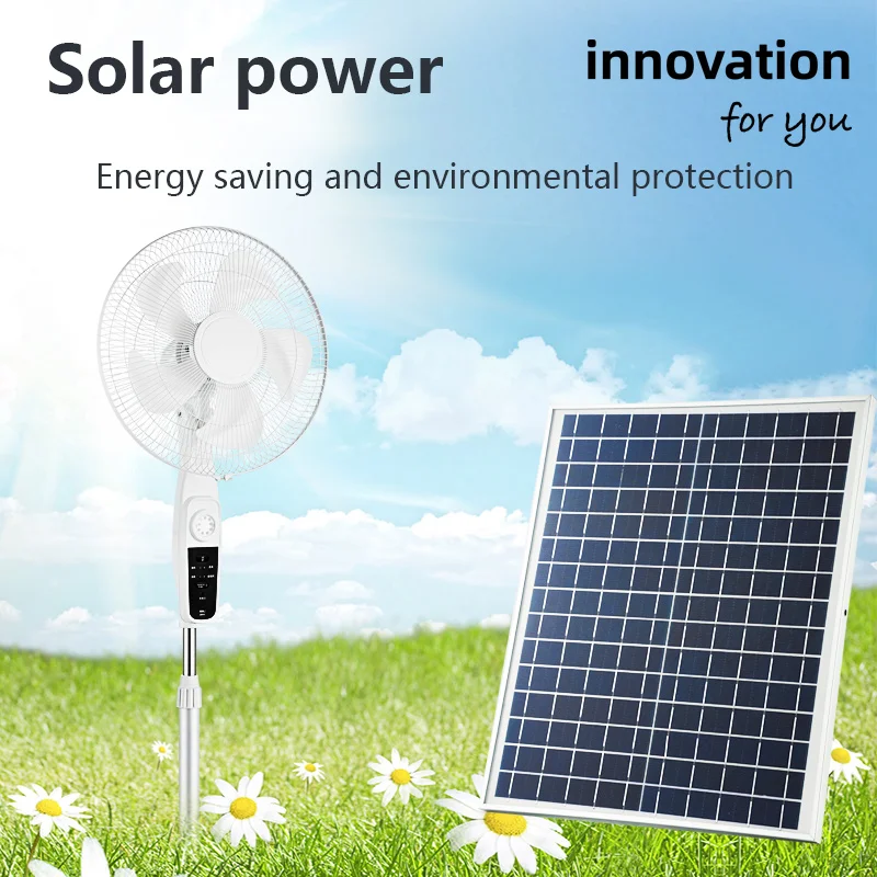 High Quality Five-leaf Bionic Fan Blade Three-wind Speed 16 Inch solar attic fan