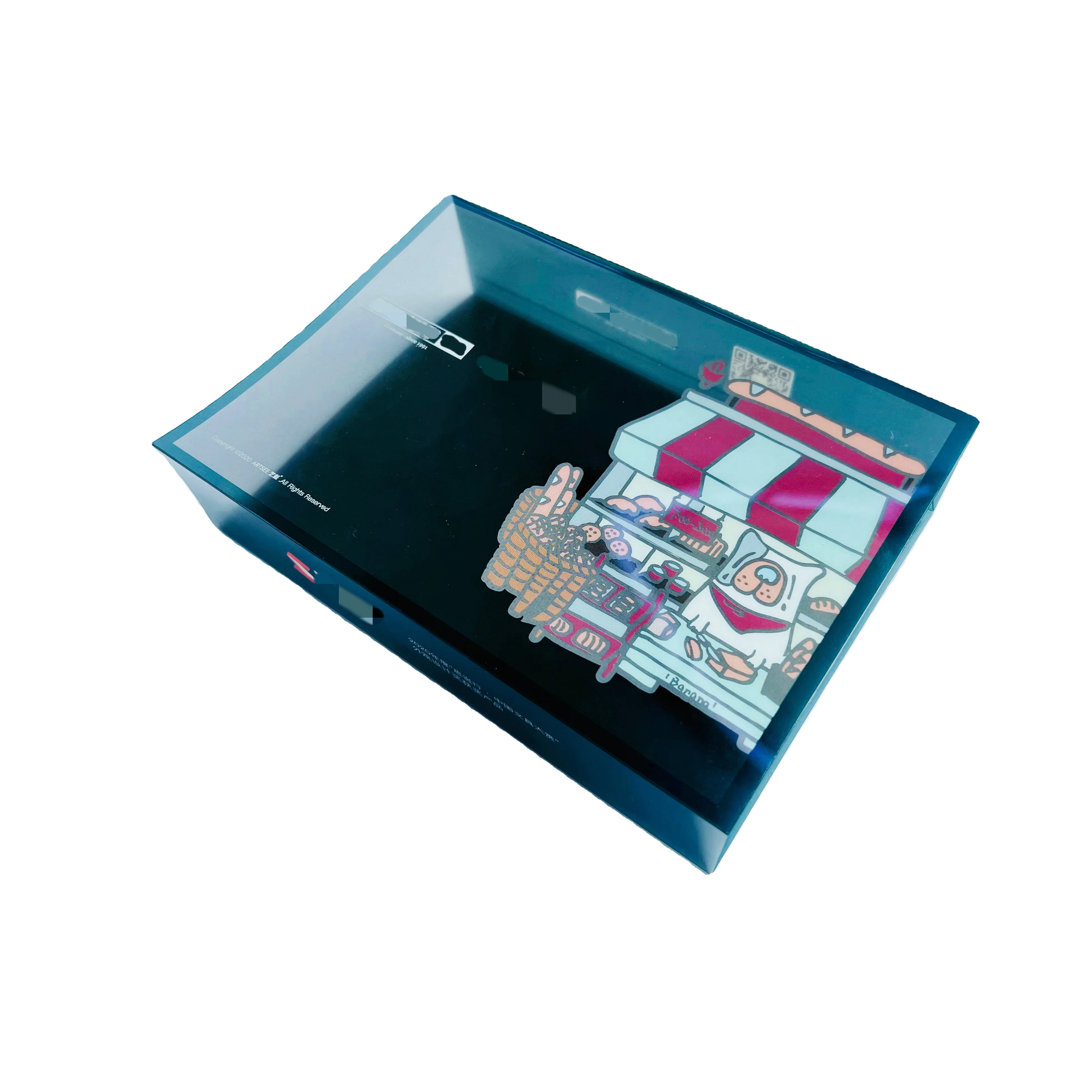 Transparent plastic packaging box stationery box TOMY model display box PP plastic customization