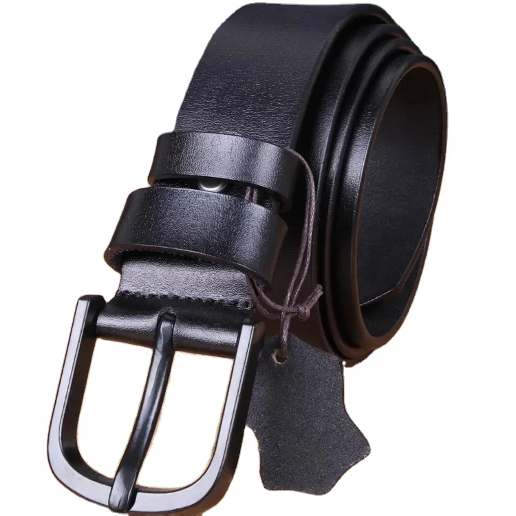 Custom belts manufacturers genuine leather men belt vintage cowhide man belt