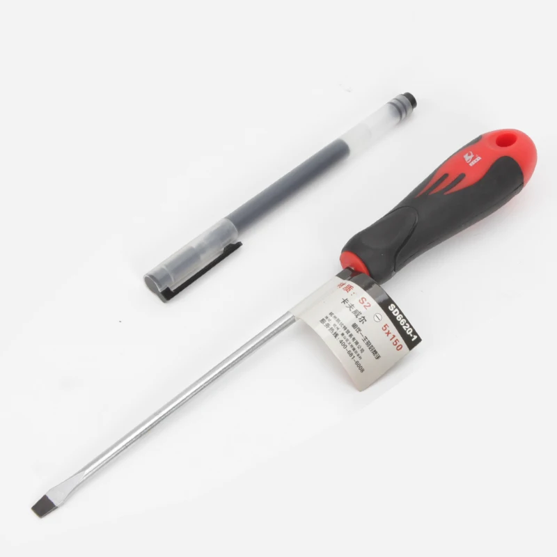KAFUWELL SD6620-1 Factory Supply Soft Handle Chrome Vanadium Magnetic Multipurpose Screwdriver