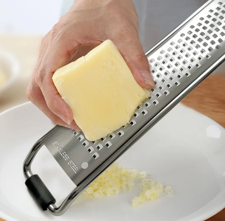 
TPR handle stainless steel vegetables slicer lemon chocolate zester cheese grater 