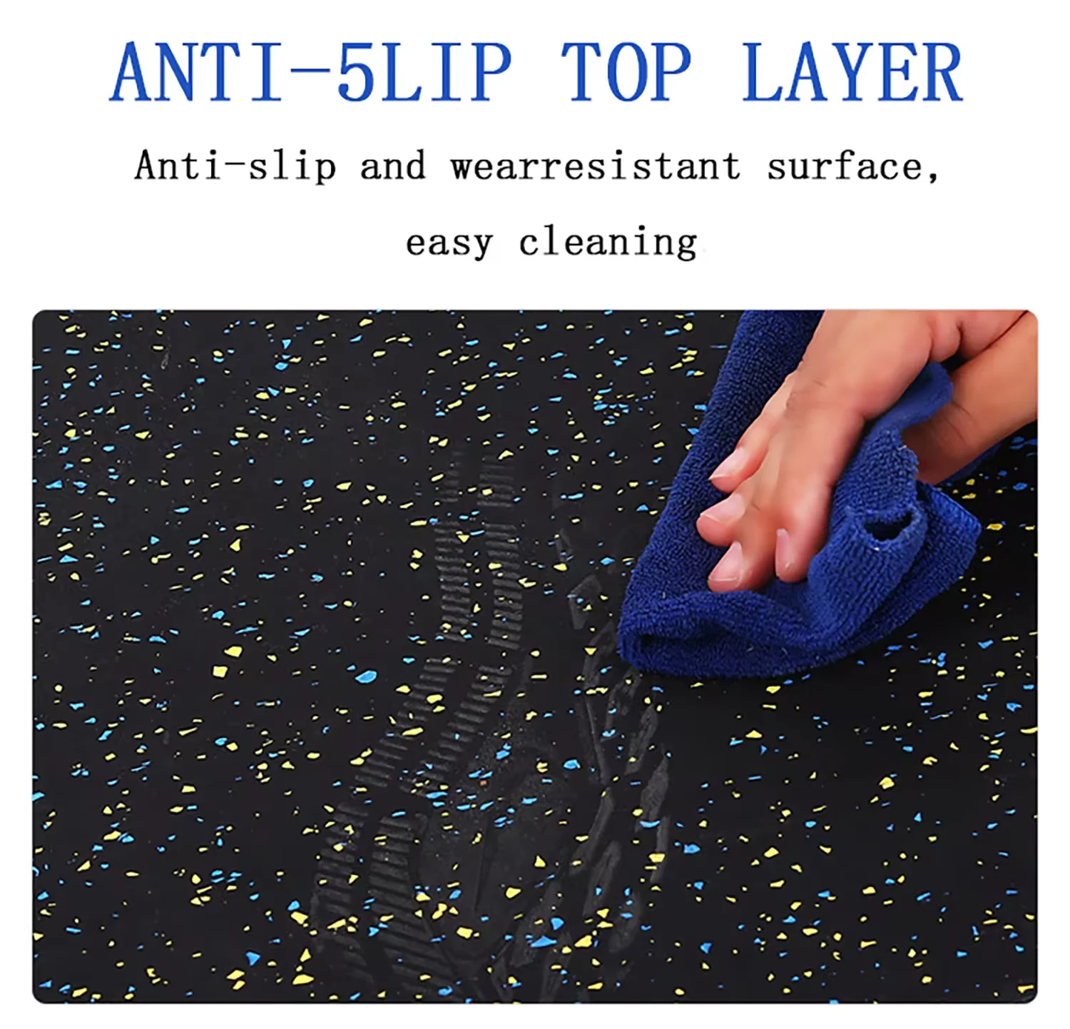 Indoor gym interlocking rubber floor protection floor, ceramic tile roll pad rubber floor