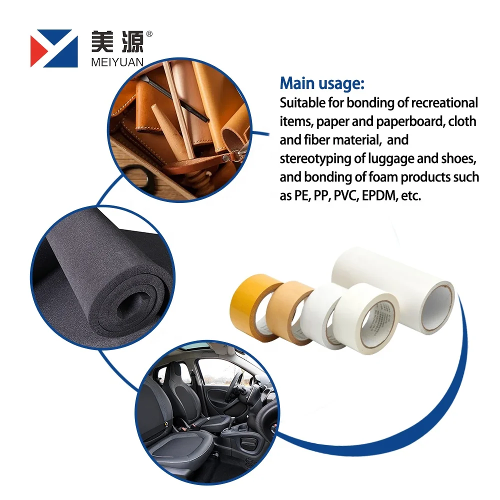 Manufacturer Jumbo Roll Tape Double-Faced Adhesive Tape Cinta De Doble Cara Double Sided Foam Tape