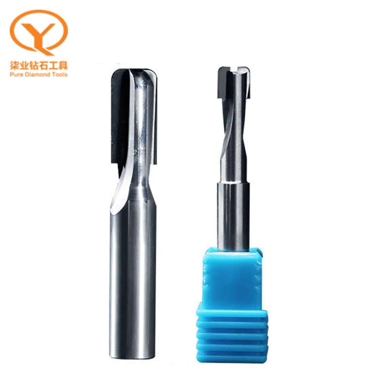 Qiye Polycrystalline diamond  PCD end mill milling cutter for processing  non ferrous plastic wood aluminum