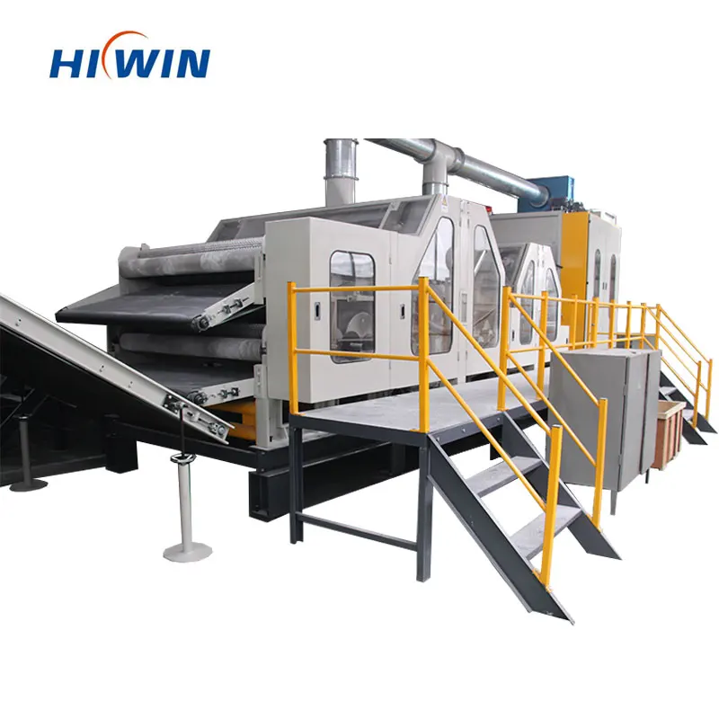 used pet polyester sheep alpaca wool flax fiber cashmere class carding machine hemp fiber opening carding machine