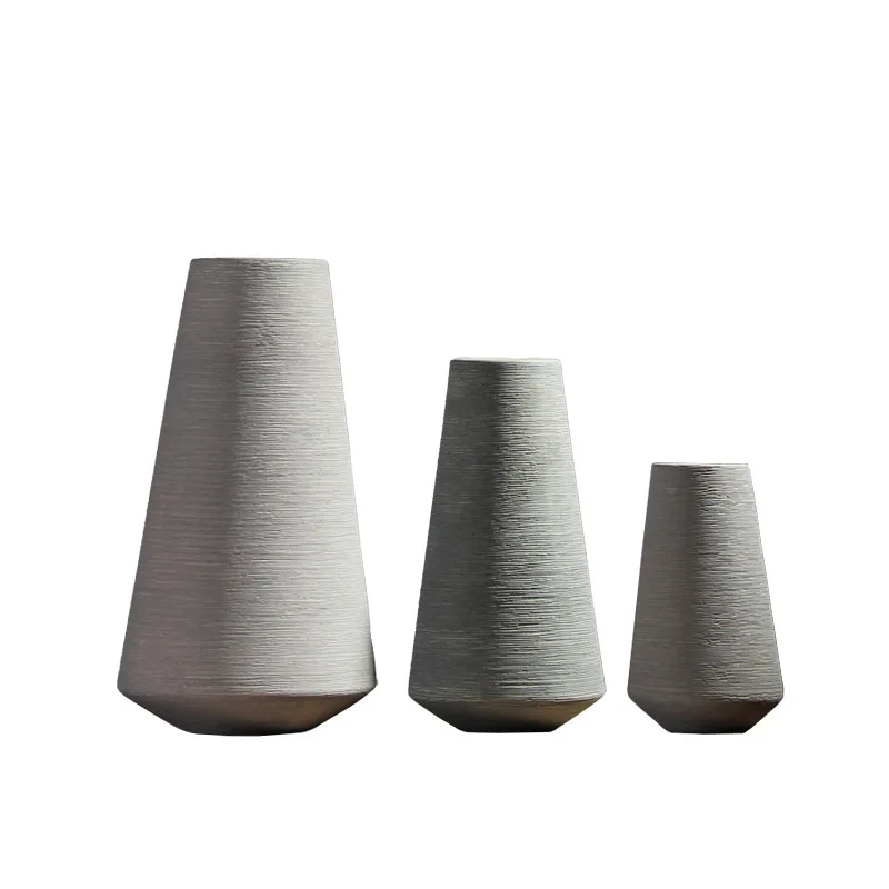 Новая модная фарфоровая Цветочная ваза ручной работы, декоративная керамическая ваза для отеля