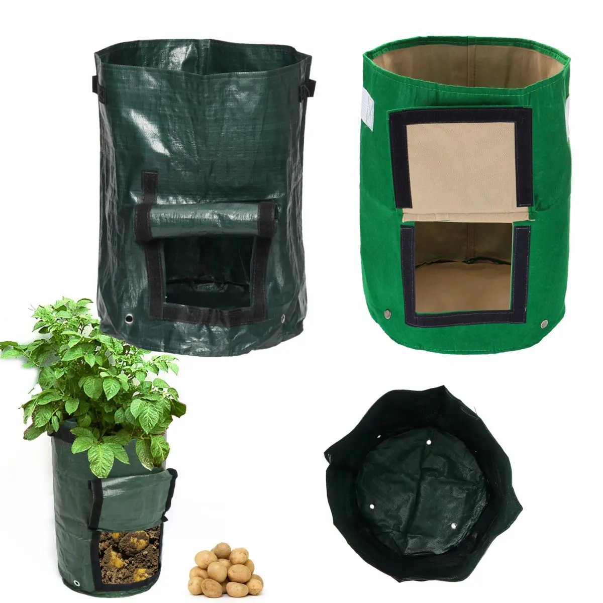 Pot for Gardening Dropship Breathable Vegetable Potato Grow Bag Planter Mushroom Fruit Bags for Plant Cultivation