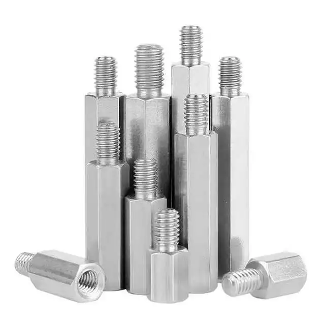 Hot selling stainless steel copper galvanized hexagonal isolation screw post