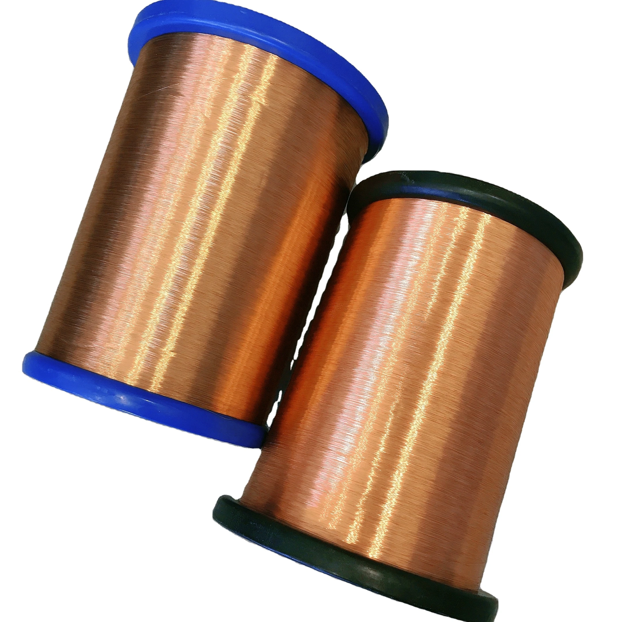 manufacturer self bonding enameled copper clad aluminum wire 0.27mm 32 SWG 155 solderable polyester(imide) enameled CCA wire