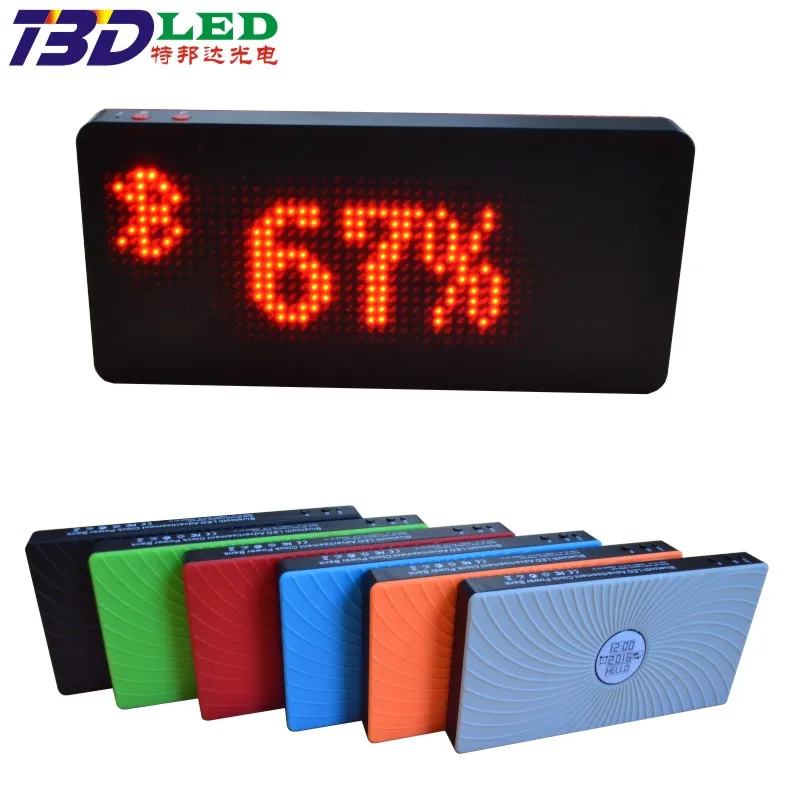 Светящийся светодиодный фонарик высокой емкости 10000 мАч 4 usb power banks Солнечная зарядка и свет переменного тока bank со светодиодной подсветкой