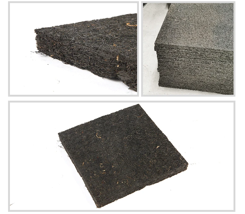 High density wood blank fiber board and sound insulation sound absorption wood fiber acoustic panel