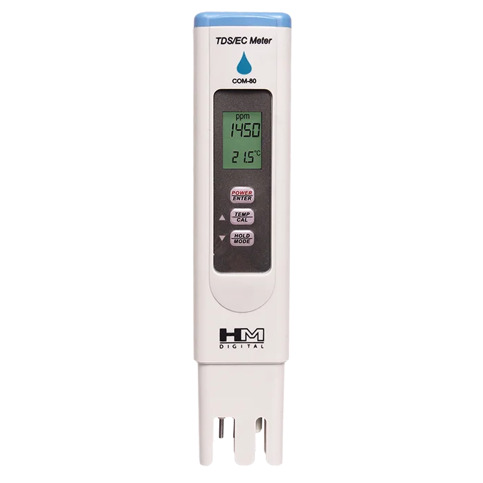 COM-80 HM Digital Waterproof 3 IN 1 EC TDS Temperature Water Quality Tester