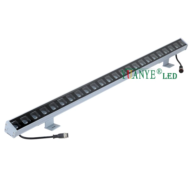 W42mm H74mm Асимметричный угловой светильник IP67 освещение для лица DMX512 PWM RGBW линейный