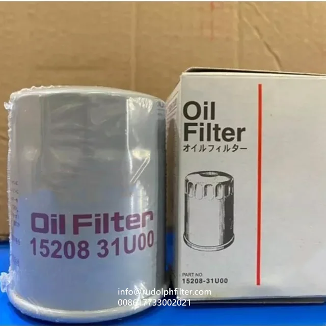 Low Price In Stock Car Oil Filter 15208-31U00 15208-9F60A 15208-65F0E 15208-65F0A 26300-02501 Lube Filter Manufacturer