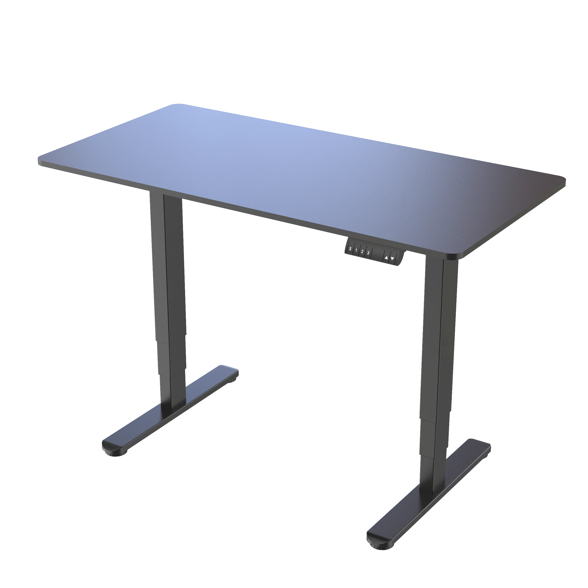 V-mounts 3-stage Rectangular Leg Electric Dual Motor Height Adjustable Motorized Office Desk VM-JSD2-02-D-1P