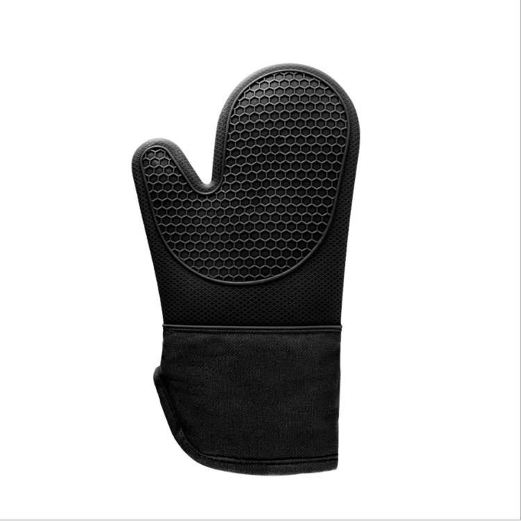 Silicone Heat-resistant Baking and BBQ Silicone Gloves Kitchen Cooking Microwave Mittens